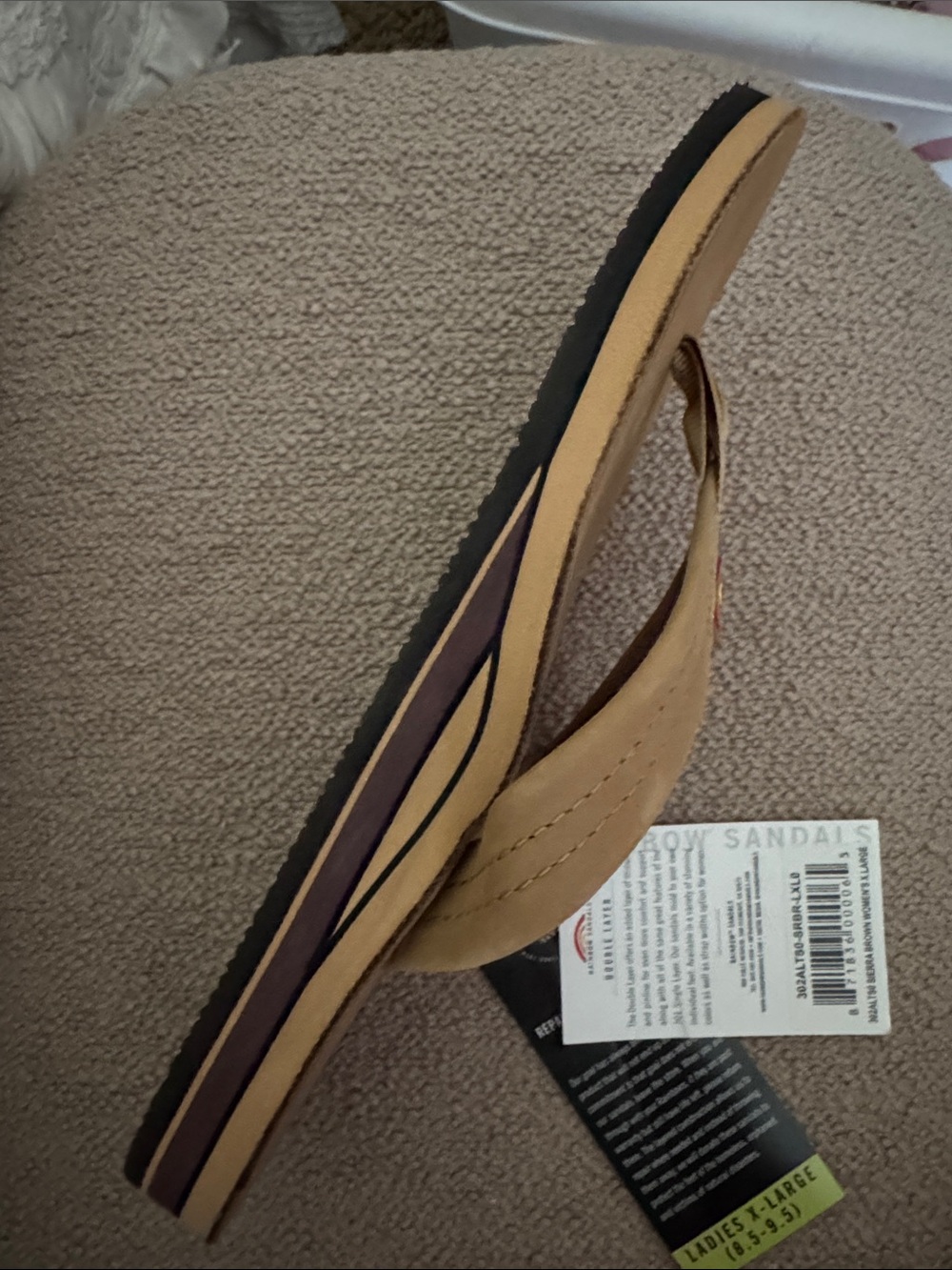 Rainbow flip flop RIGHT ONLY - Picture 2 of 3